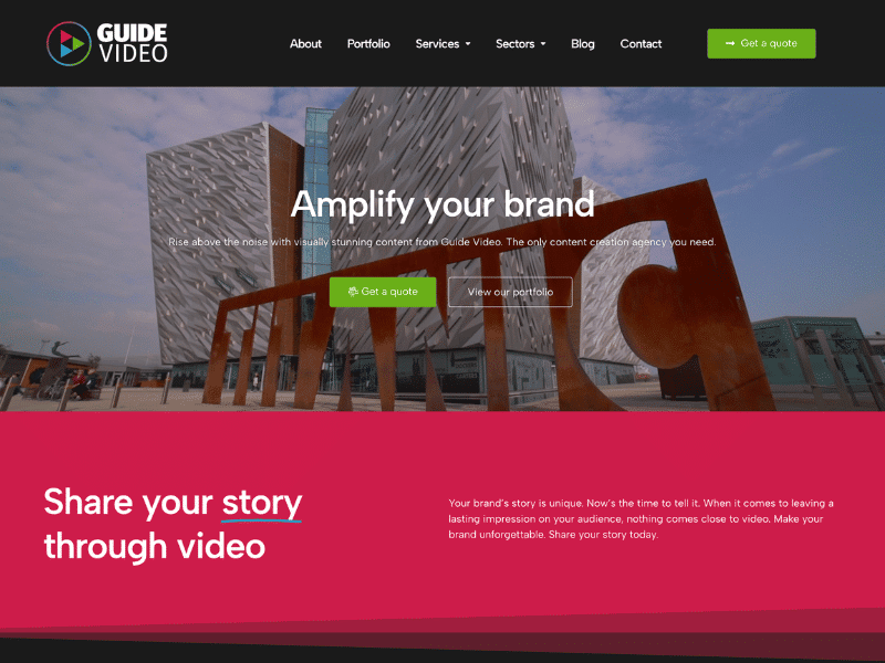 Responsive web design for Guide Video in Liverpool