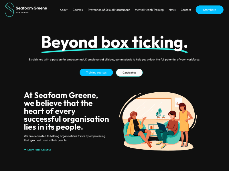 Website design for HR company in Wirral
